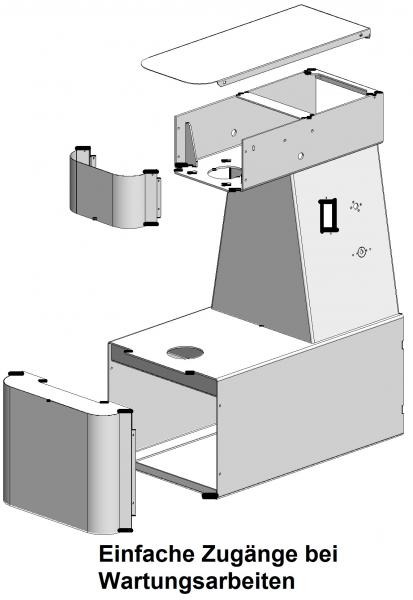 Teigmaschine - Kesselvolumen: 22 Liter / 17 kg Teig H2O